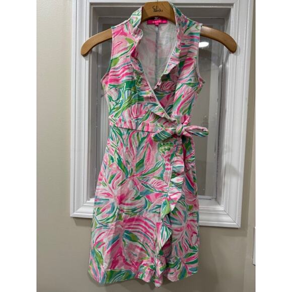 Lilly Pulitzer Romee Wrap Ruffle Dress – Croc My World - Picture 1 of 3